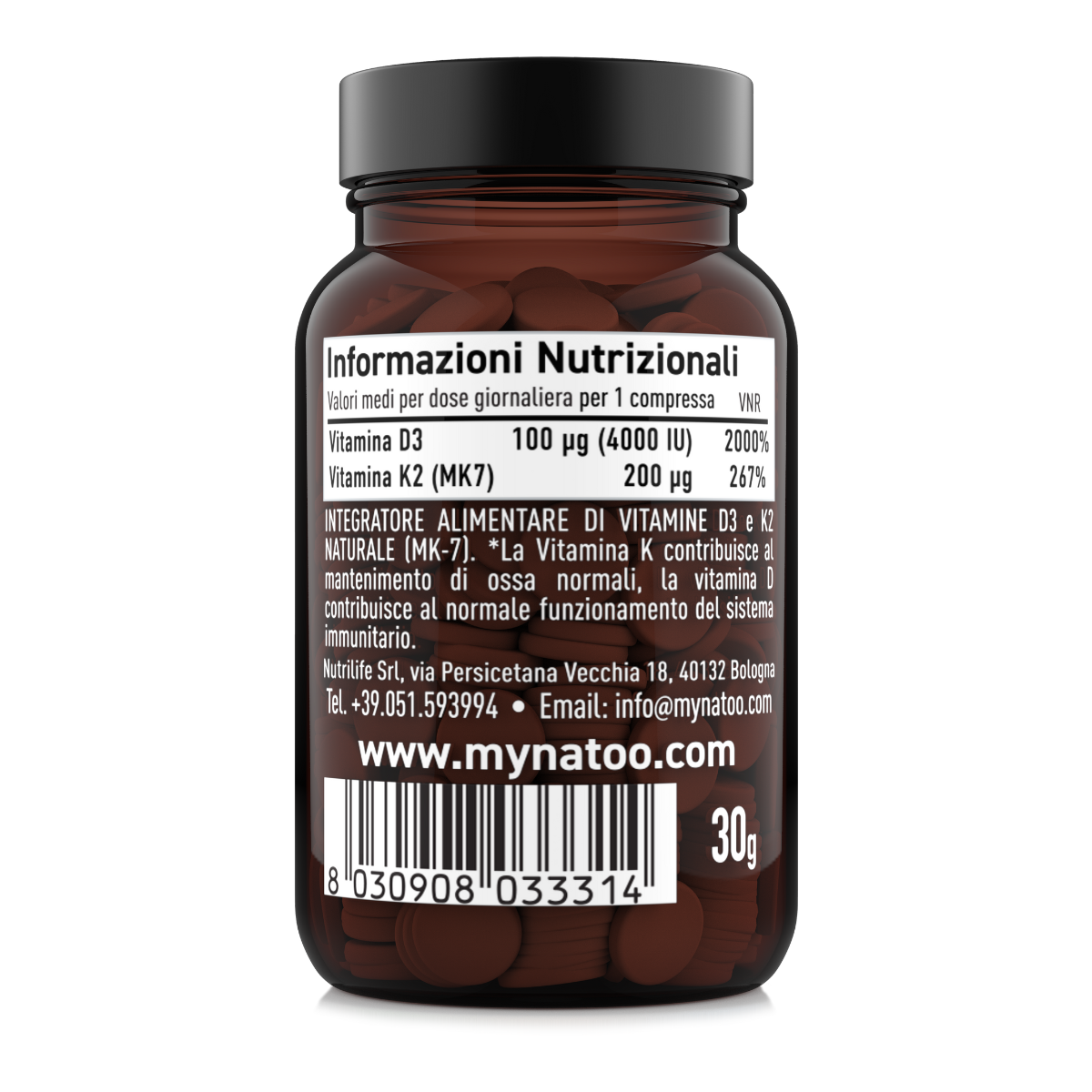 Vitamin D3+K2 (K2VITAL®)