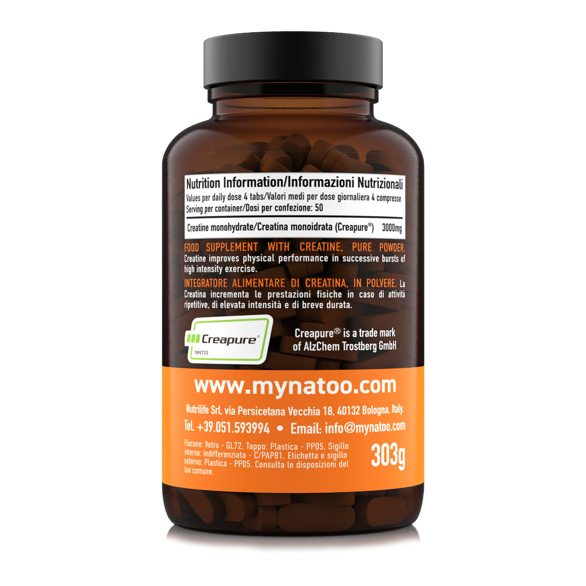 Creatine Creapure® - 200 tabs