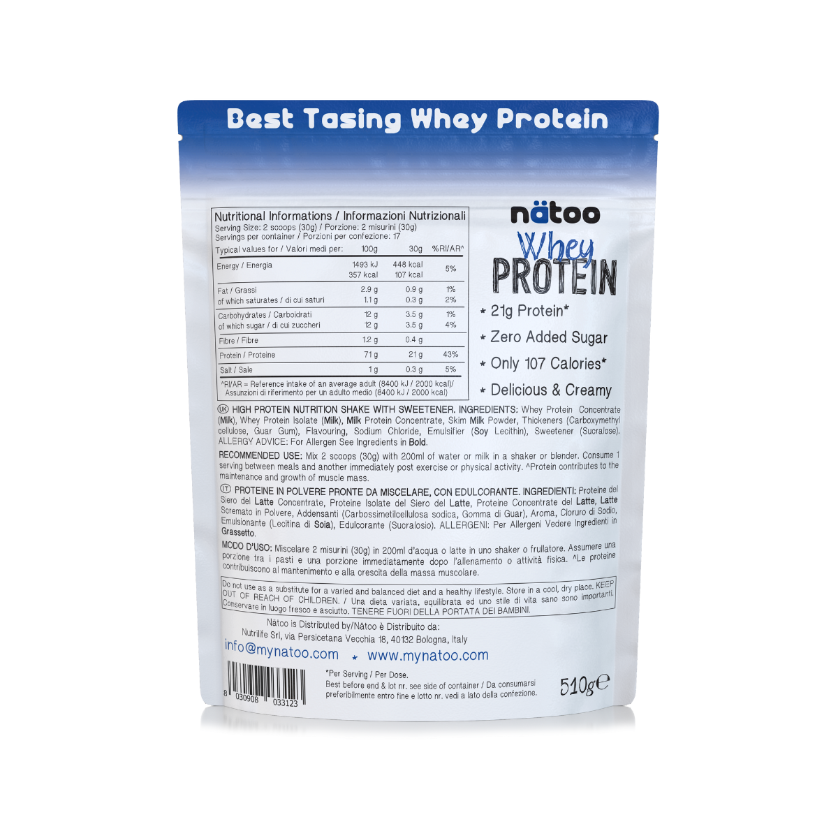 Whey Protein - 510g