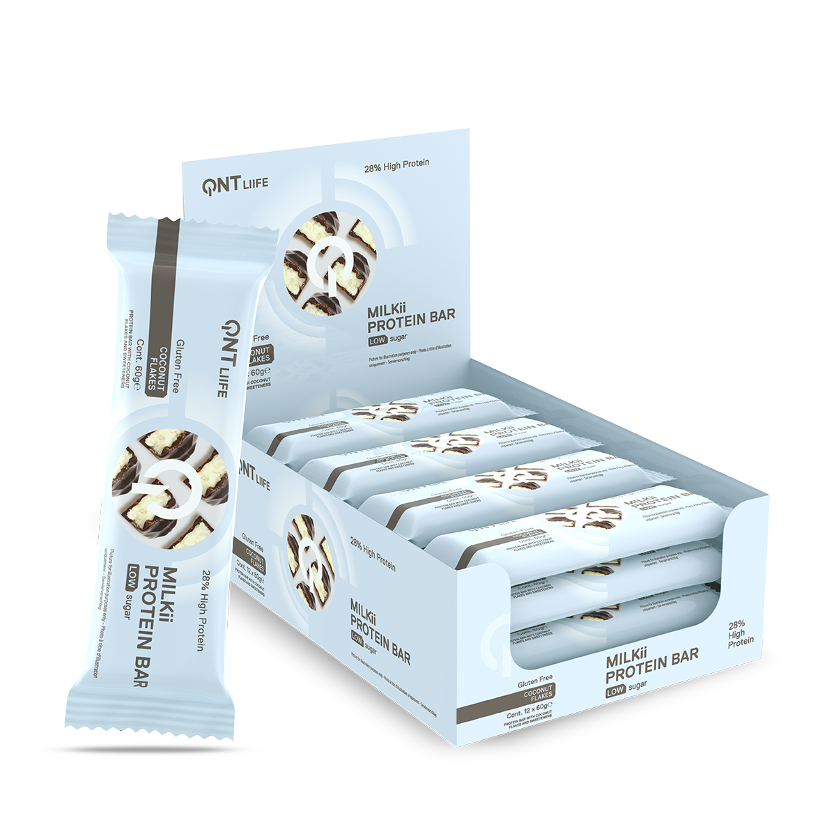 Milkii Protein Bar 12 x 60g