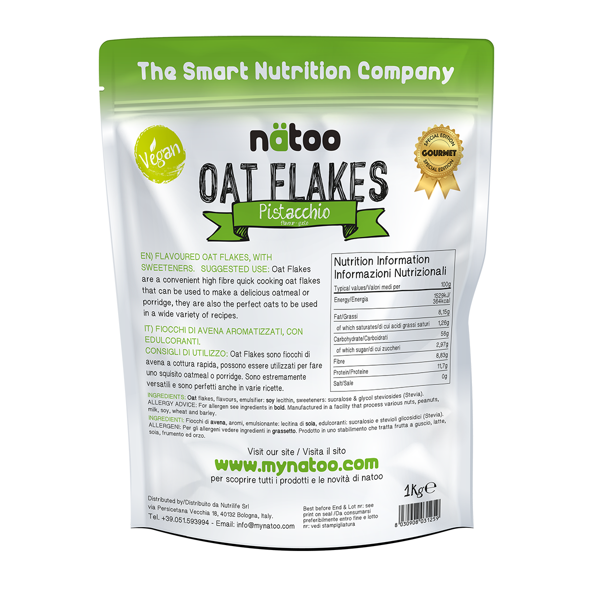 Oat Flakes 1kg - Fiocchi d'Avena Aromatizzati