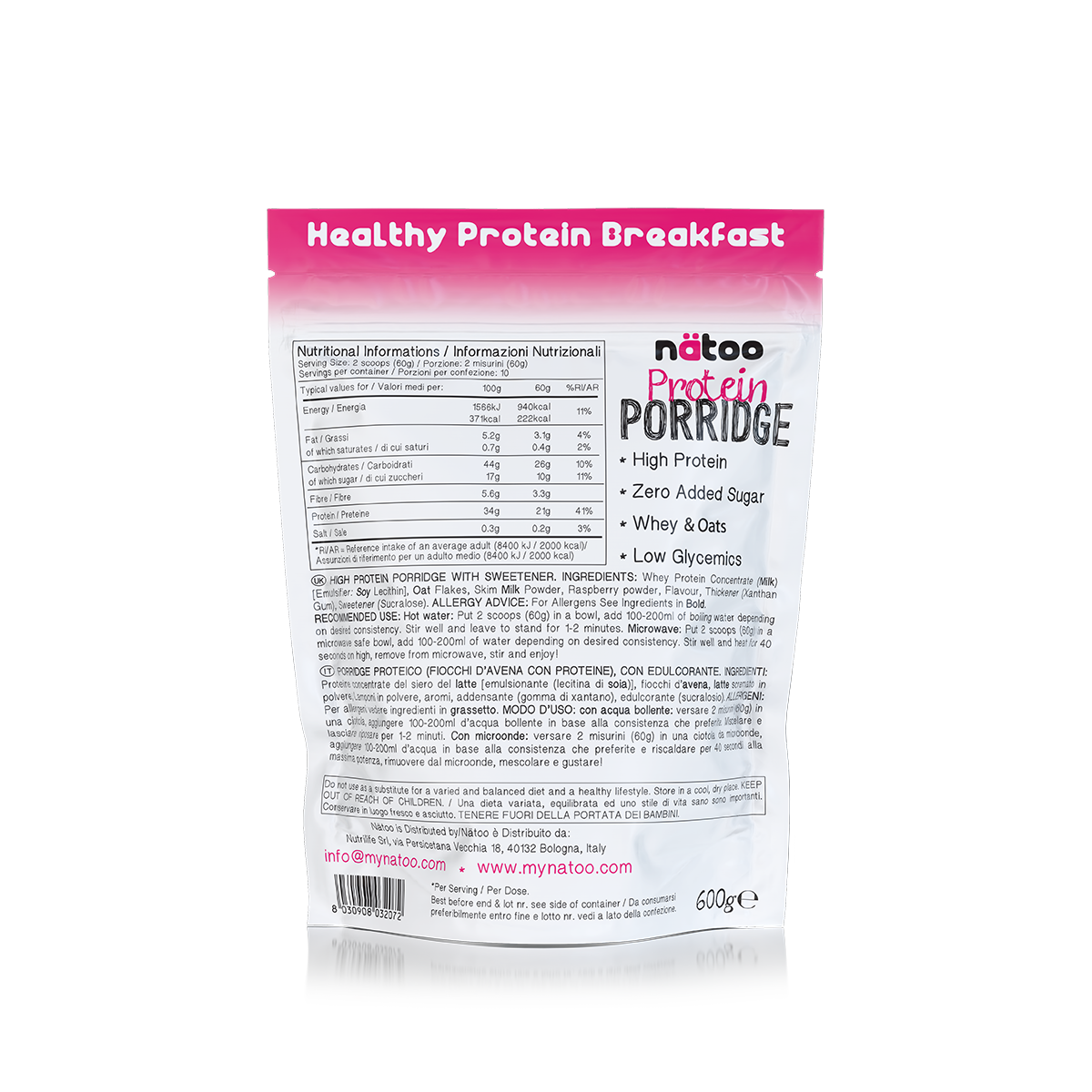Protein Porridge - 600gr