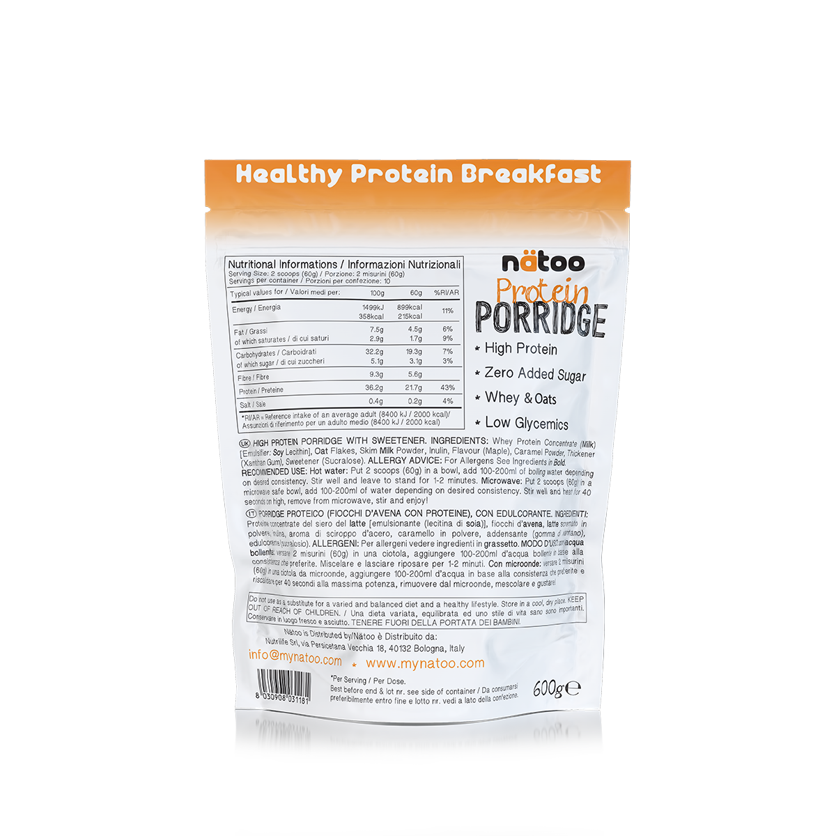 Protein Porridge - 600gr