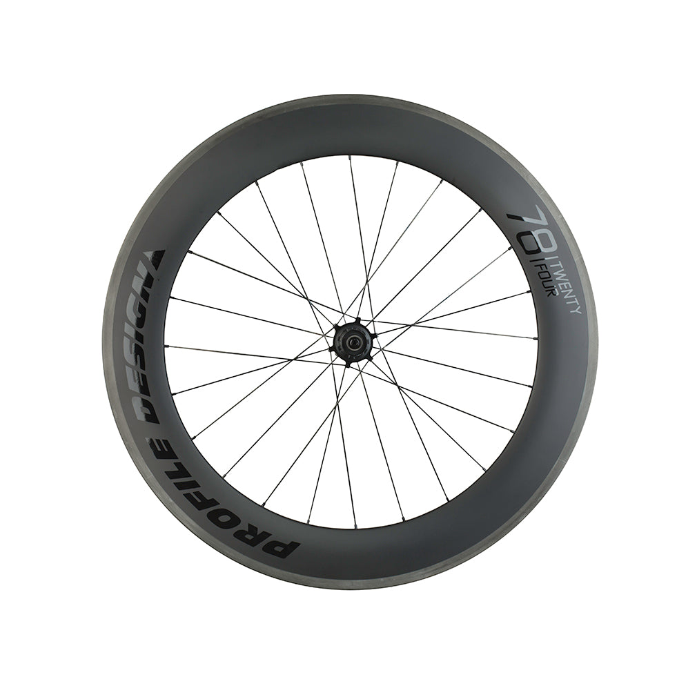 Wheel 78 Twenty Four Full Carbon Clincher Rear Black