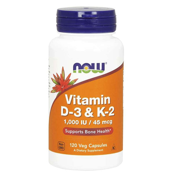 Vitamin D-3 & K-2 1000IU 120caps