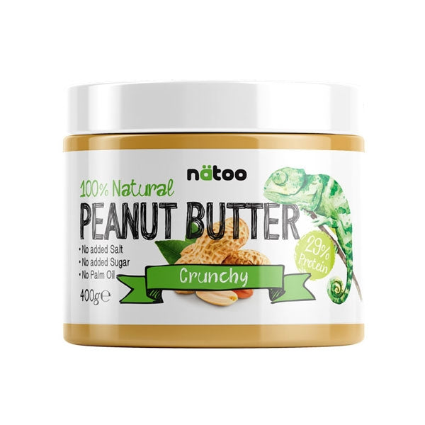 100% Natural Peanut Butter - 400gr - Crunchy