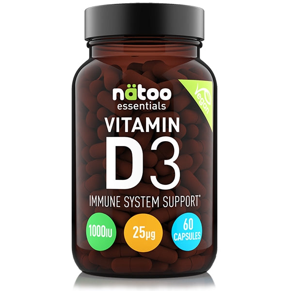 Vitamin D3 Vegan 1000IU (25mcg) - 60 perle